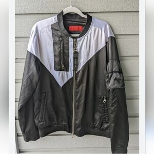 Vie + Riche PARIS Full Zip Black & White Jacket Men's Size M